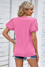 Load image into Gallery viewer, Puff Sleeved Women Basic T Shirt
