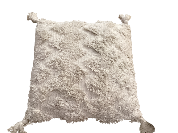 Weave Pattern White Pillow 19