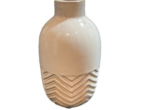 Chevron Printed Vase
