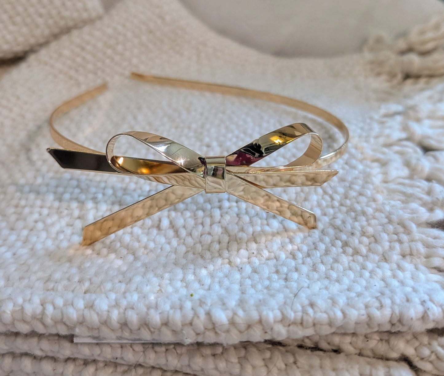 Metal Bow Head Band