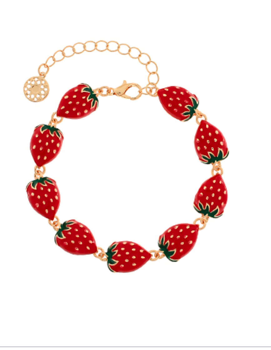 Strawberry Linked Bracelet