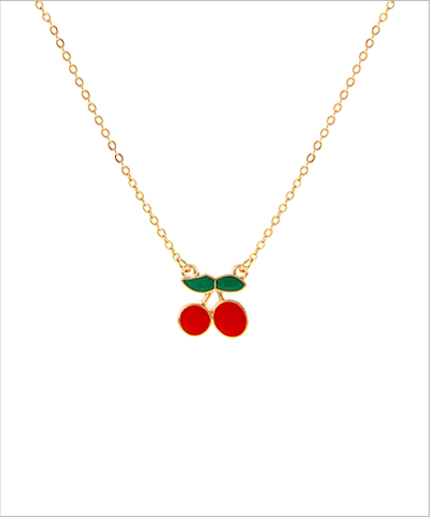 Cherry Pendant Necklace