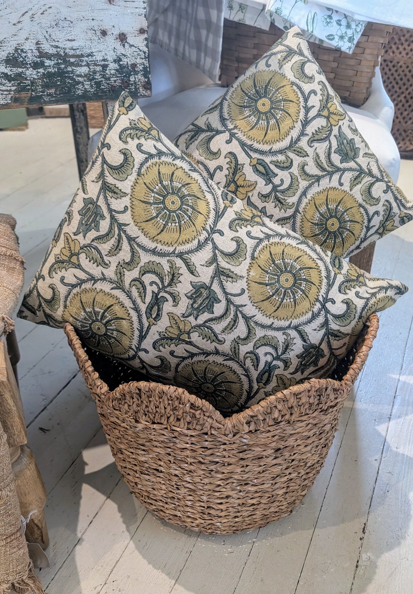 Floral Design Pillow