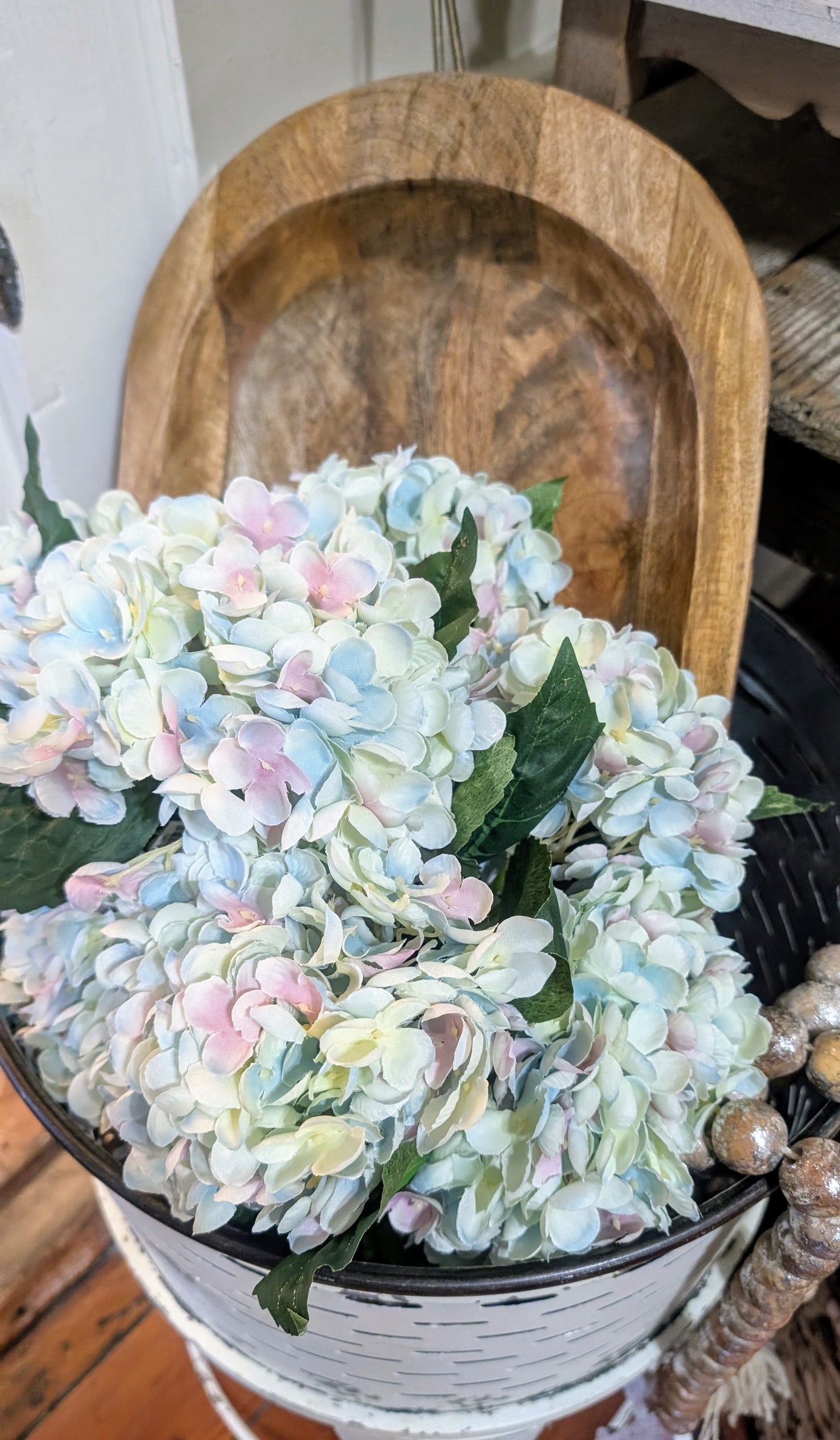 Hydrangea Stem Light Blue