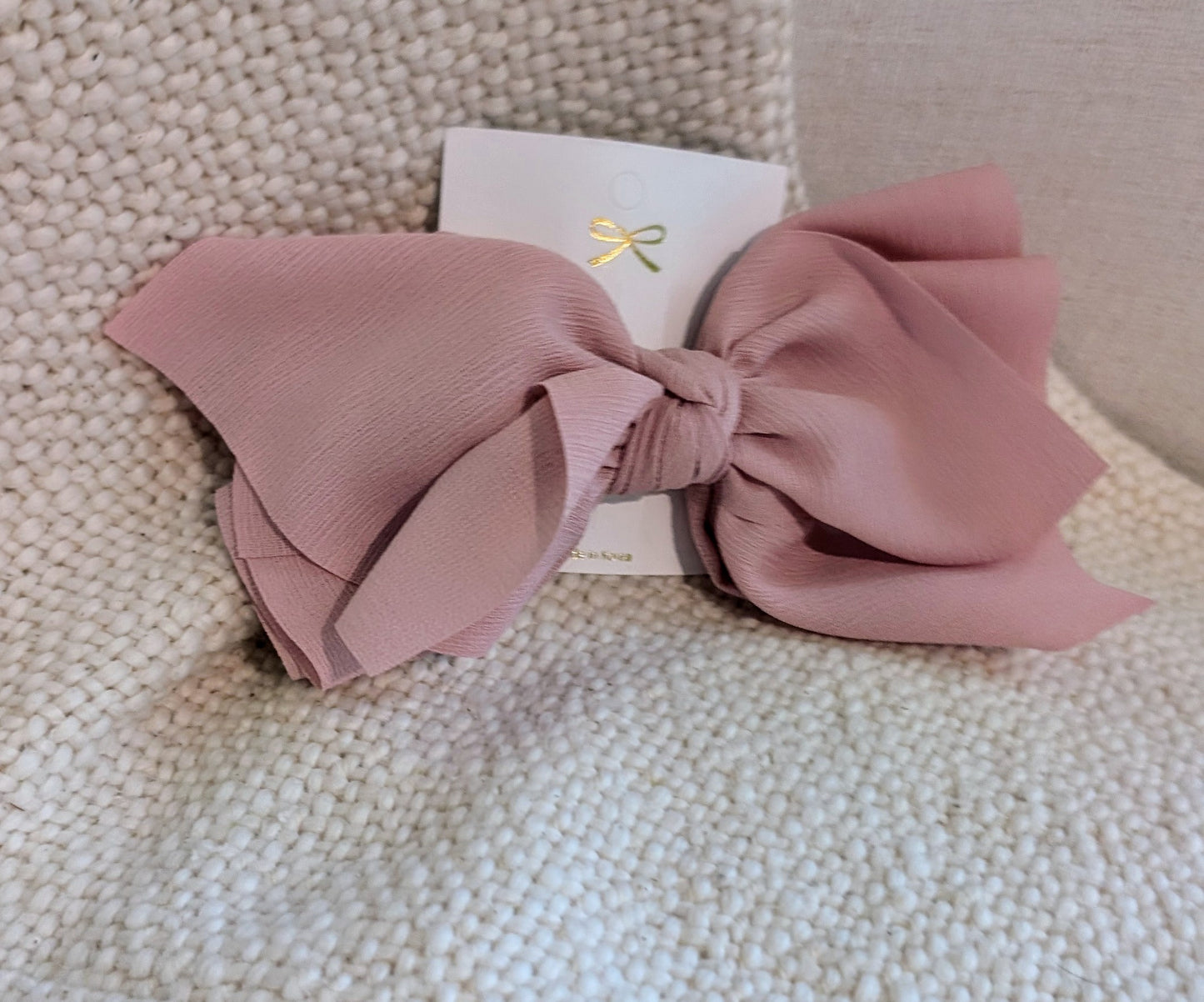 Knotted Bow Hair Clip
