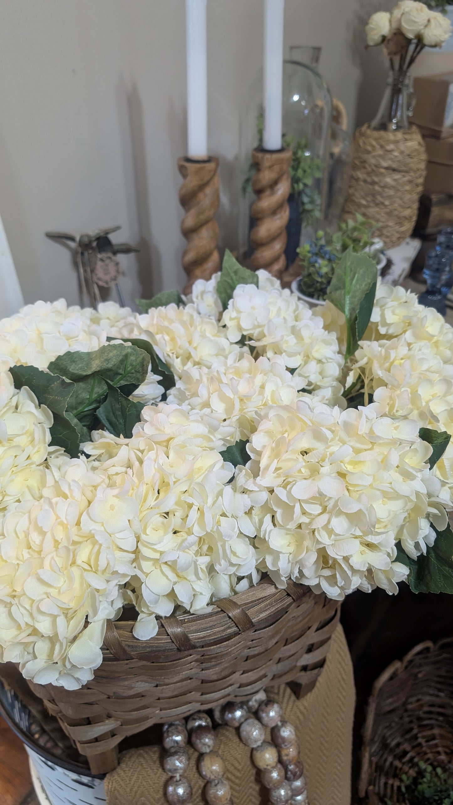 Hydrangea Stem White