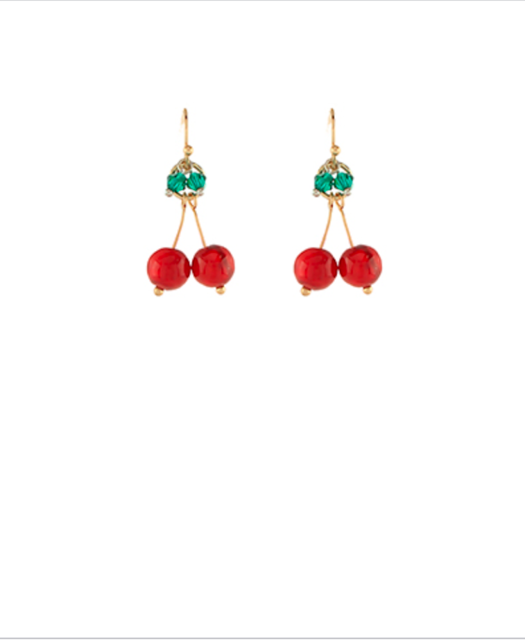 Dangle Cherry Earrings