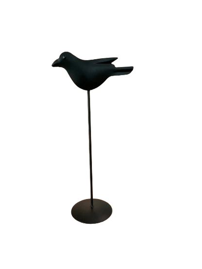 Black Crow On Pedestal