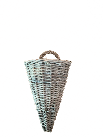 Weathered Willow Cone Basket