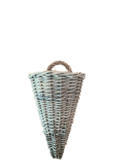 Weathered Willow Cone Basket