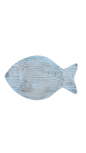 Carved Wood Shape Fish Plate