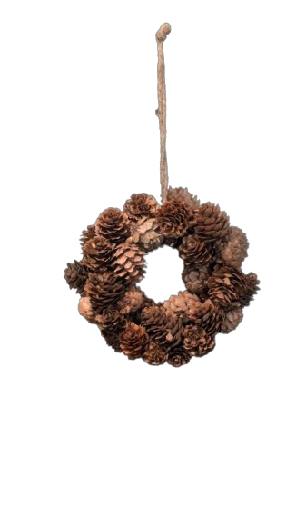 Mini Pinecone Wreath Ornament