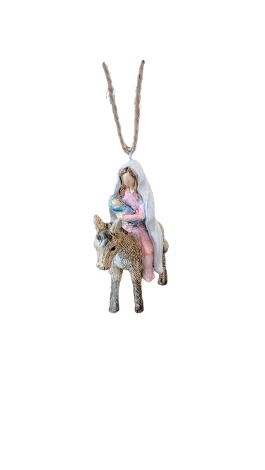 Resin Holy Family Ornaments