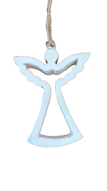 Enamel Angel Ornament