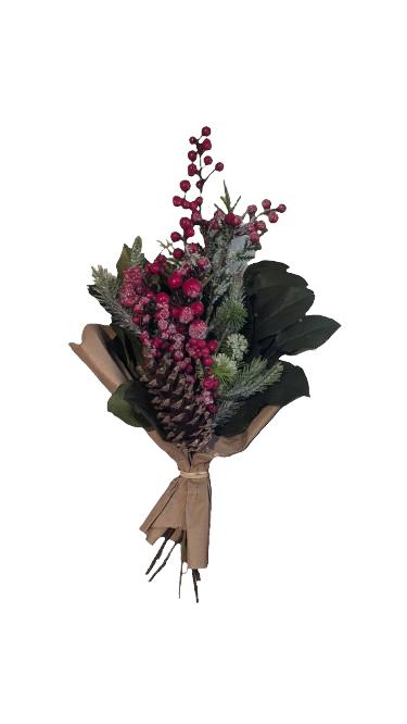 MIxed Greens w/Red Berries Bouquet