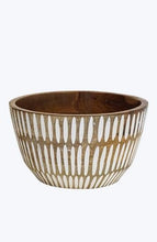 Load image into Gallery viewer, Ridged Wooden Bowl
