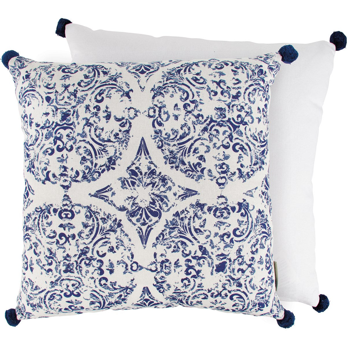 Indigo Watercolor Pillow