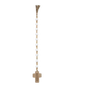 Wood Blessing Beads w/Heart or Cross