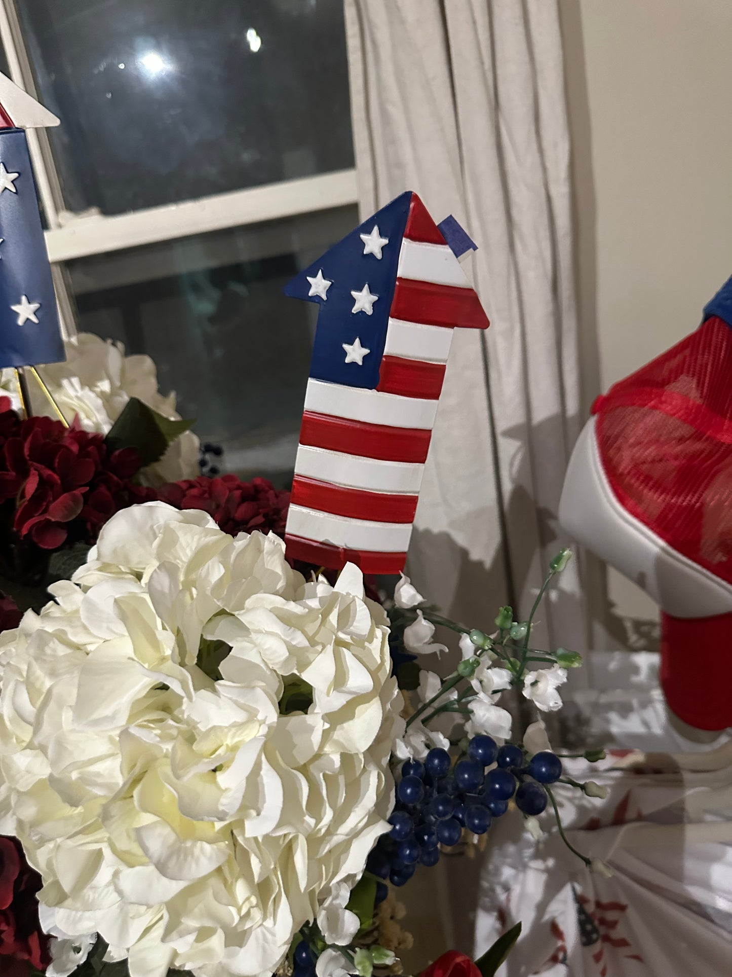Patriotic Metal Yard Stakes
