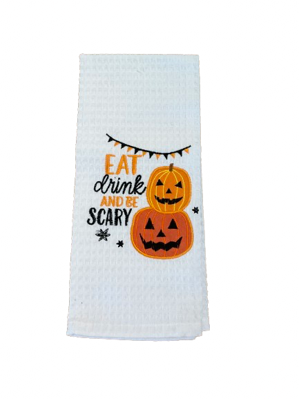 Halloween Waffle Towels