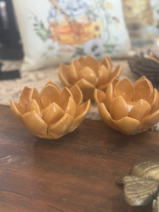 Flower Candle Votive Holder