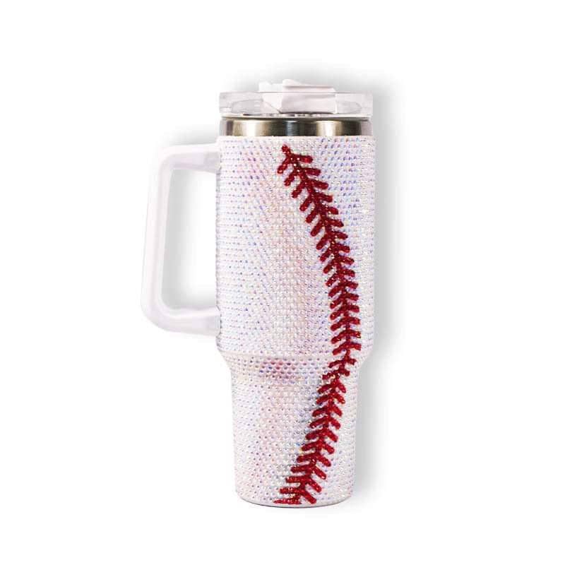 Bling Baseball Tumbler