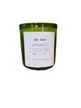 Load image into Gallery viewer, Green Glass Jar Candle 3 oz
