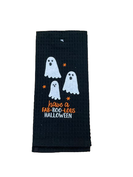 Halloween Waffle Towels