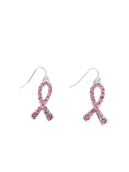 Pink Rhinestone Earring