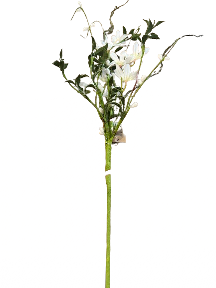 White Wildflower Spray 25.5