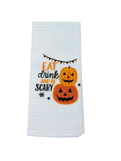 Halloween Waffle Towels