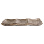 Carved Wood Divider Bowl