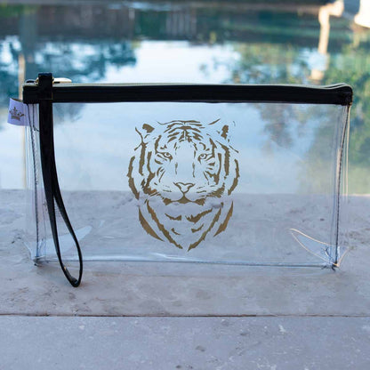 Tiger Clear Zip Pouch