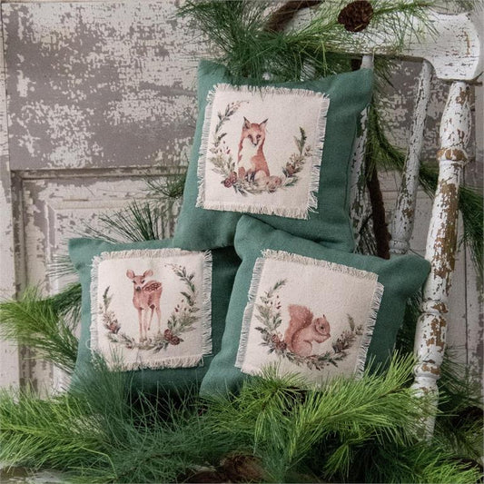 Woodland Animal Mini Pillow