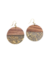 Load image into Gallery viewer, Handcrafted Wood Resin Earring
