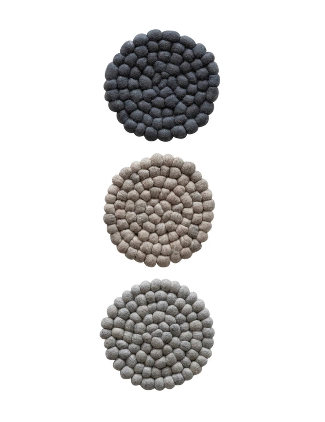 Wool Felt Ball Trivet