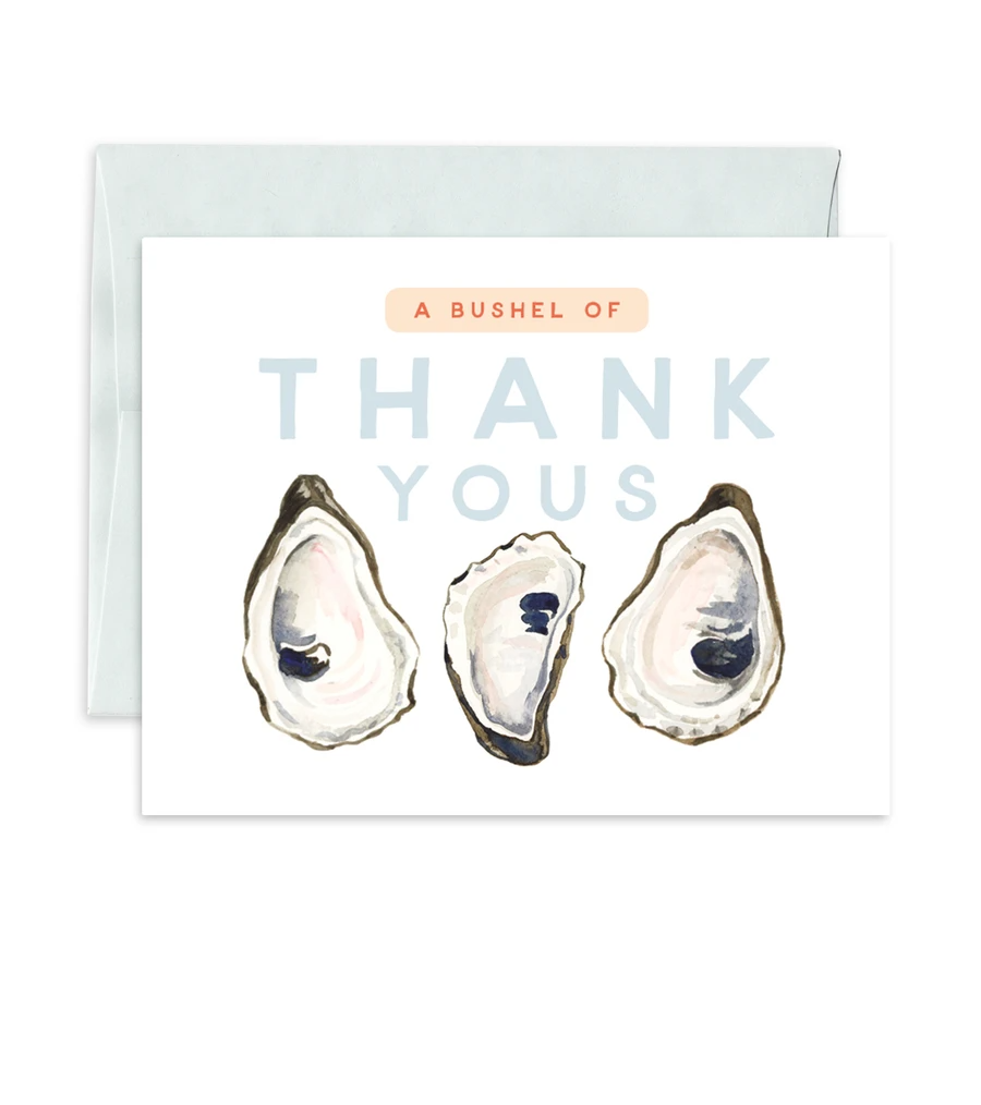 A Bushel of Thank You's Greeting Card: Set of 6