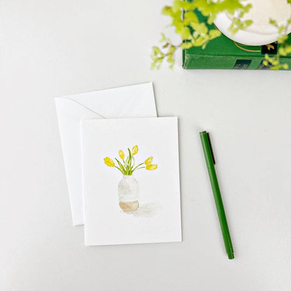 Flower notecards set