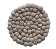 Load image into Gallery viewer, Wool Felt Ball Trivet
