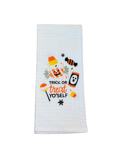 Halloween Waffle Towels