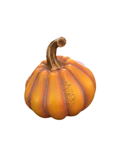 Orange Resin Pumpkin