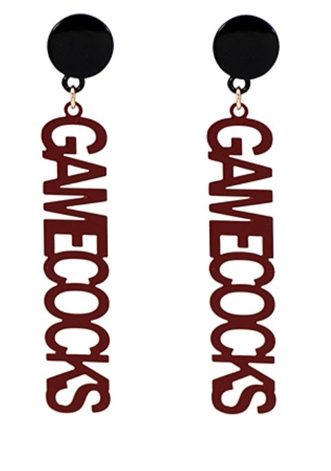 GameCocks Dangle Earrings