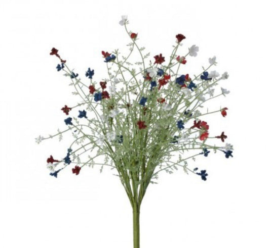 Patriotic Seeded Grass Bush