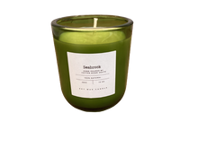 Load image into Gallery viewer, Green Glass 10oz Candles
