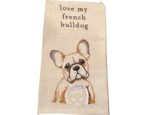 Load image into Gallery viewer, Natural Linen Tea Towel Dog Breeds
