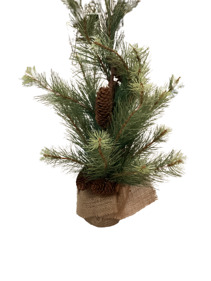 Black Hills Pine Tree Burlap Sack 24