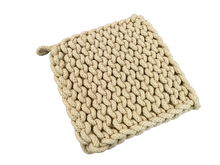 Load image into Gallery viewer, Crocheted Cotton Pot Holders 8&quot;
