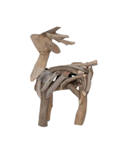 Load image into Gallery viewer, Handmade Driftwood Deer
