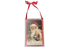Load image into Gallery viewer, Vintage Santa Postcard Ornaments
