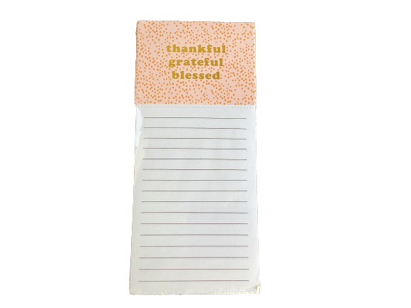 Magnetic Notepad Thankful/Grateful